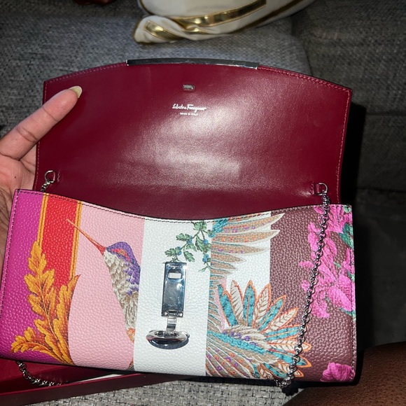 Colorful Salvatore Ferragamo clutch - Picture 3 of 7